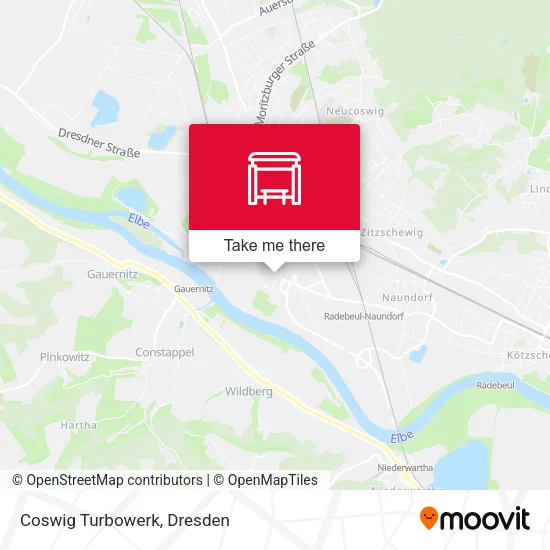 Карта Coswig Turbowerk