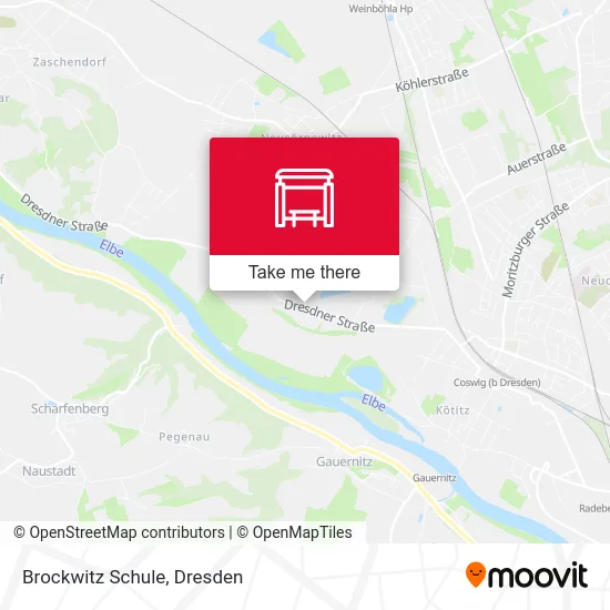 Карта Brockwitz Schule