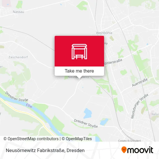 Карта Neusörnewitz Fabrikstraße
