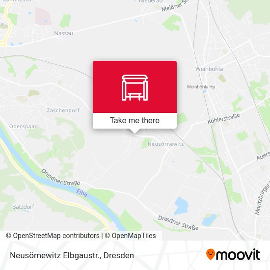 Карта Neusörnewitz Elbgaustr.