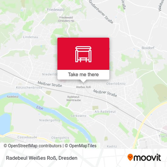 Карта Radebeul Weißes Roß