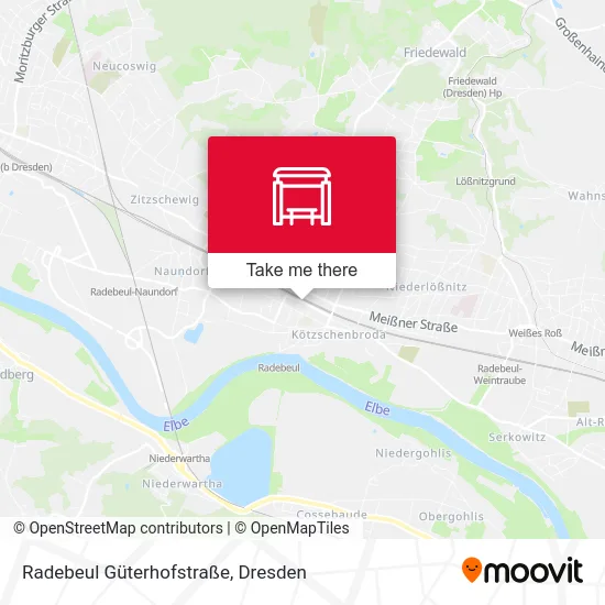 Карта Radebeul Güterhofstraße