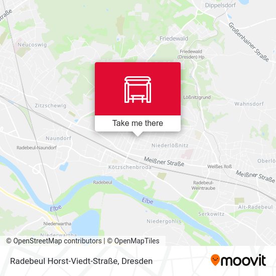 Карта Radebeul Horst-Viedt-Straße