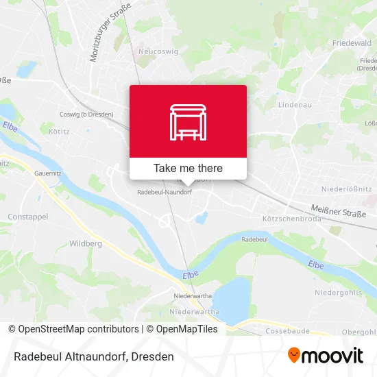 Карта Radebeul Altnaundorf