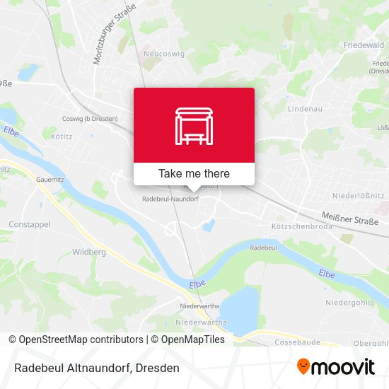 Карта Radebeul Altnaundorf