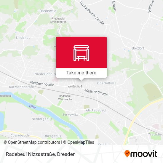 Карта Radebeul Nizzastraße