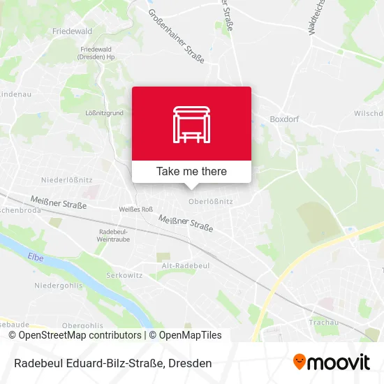 Карта Radebeul Eduard-Bilz-Straße