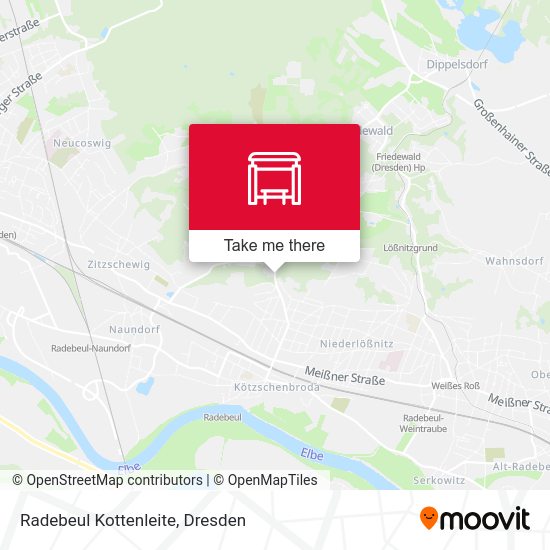 Карта Radebeul Kottenleite
