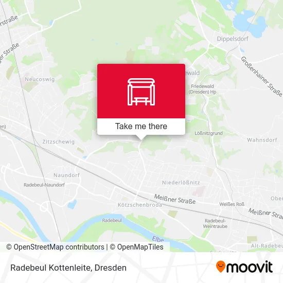Карта Radebeul Kottenleite