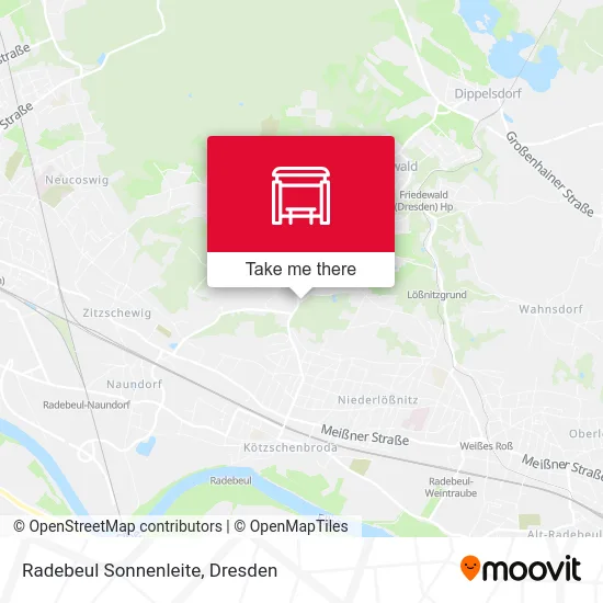 Карта Radebeul Sonnenleite