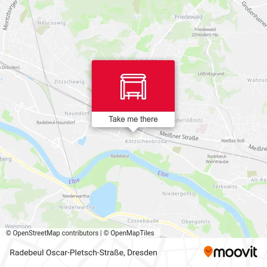 Radebeul Oscar-Pletsch-Straße map