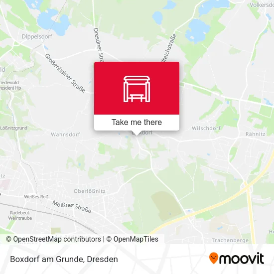 Карта Boxdorf am Grunde