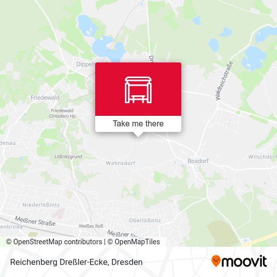 Карта Reichenberg Dreßler-Ecke