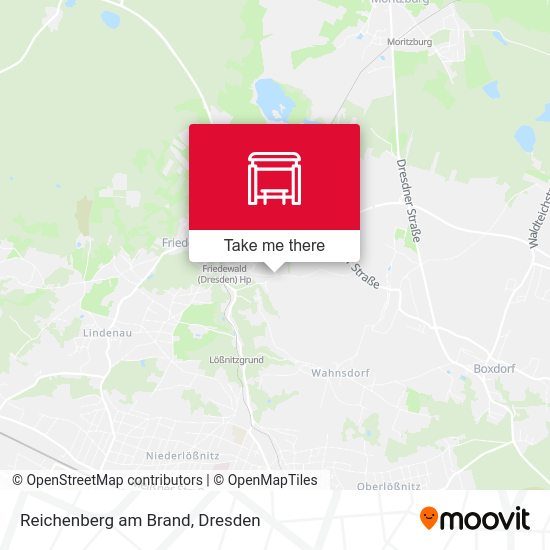 Карта Reichenberg am Brand