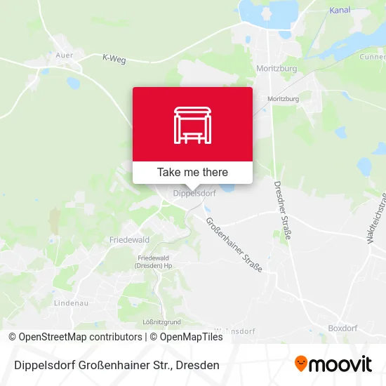 Карта Dippelsdorf Großenhainer Str.