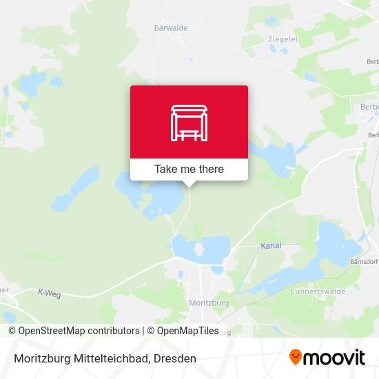 Карта Moritzburg Mittelteichbad