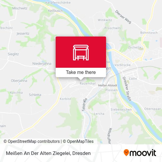 Карта Meißen An Der Alten Ziegelei