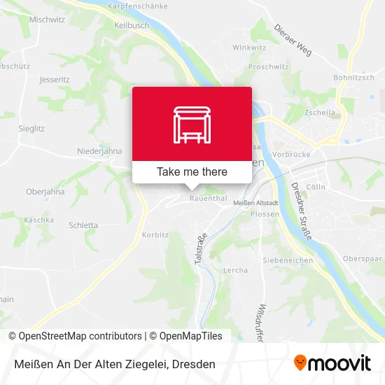 Карта Meißen An Der Alten Ziegelei
