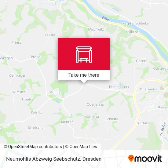 Карта Neumohlis Abzweig Seebschütz