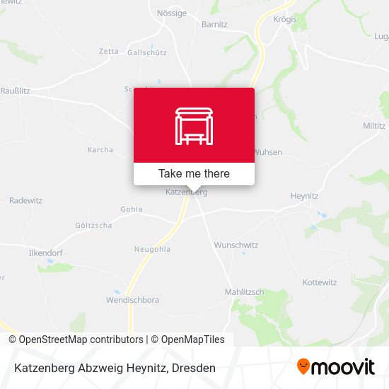 Карта Katzenberg Abzweig Heynitz