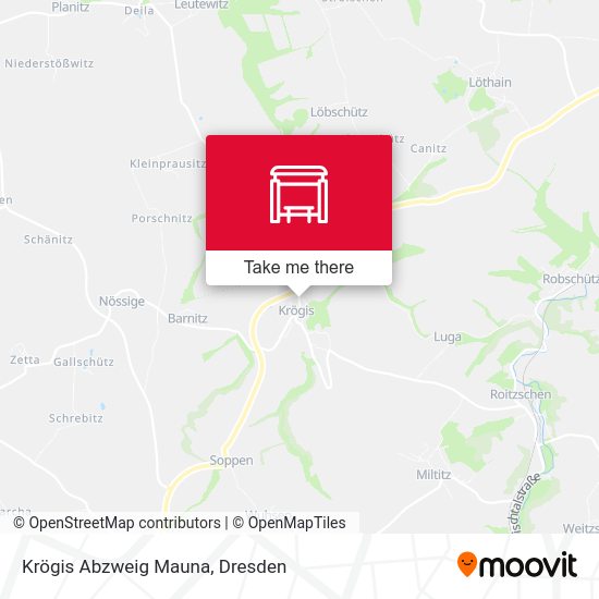 Карта Krögis Abzweig Mauna