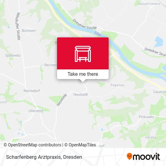 Карта Scharfenberg Arztpraxis