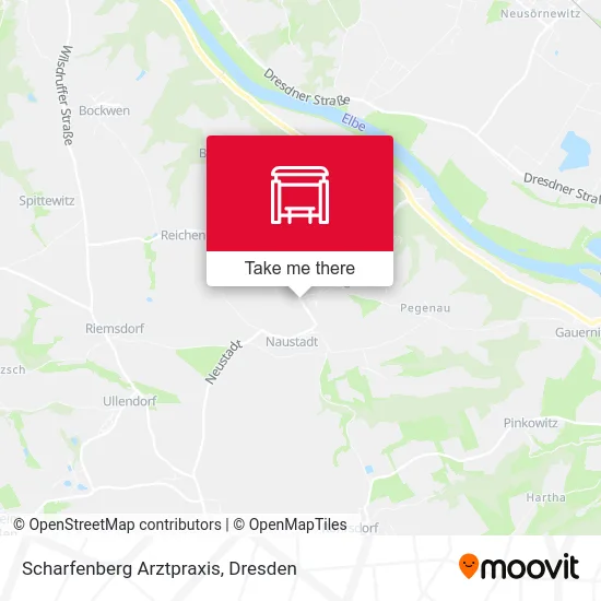 Карта Scharfenberg Arztpraxis