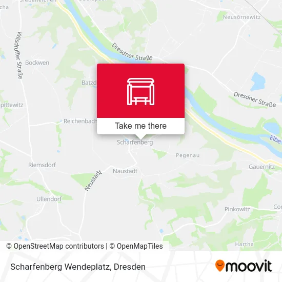 Карта Scharfenberg Wendeplatz