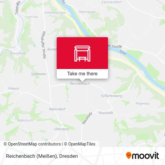 Карта Reichenbach (Meißen)