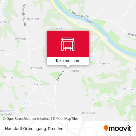 Карта Naustadt Ortseingang