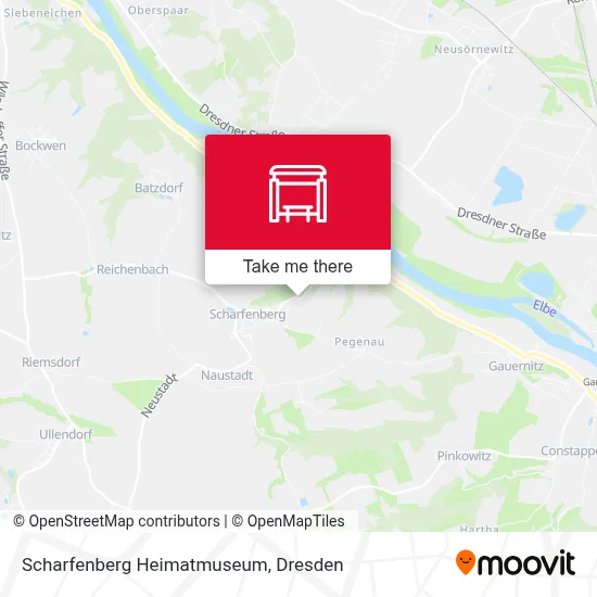 Scharfenberg Heimatmuseum map