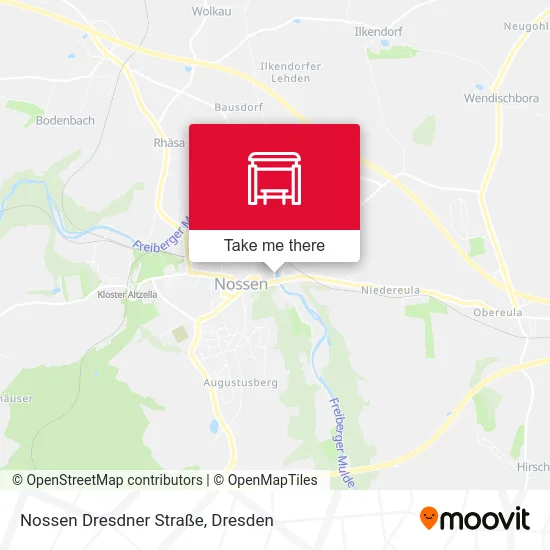 Карта Nossen Dresdner Straße