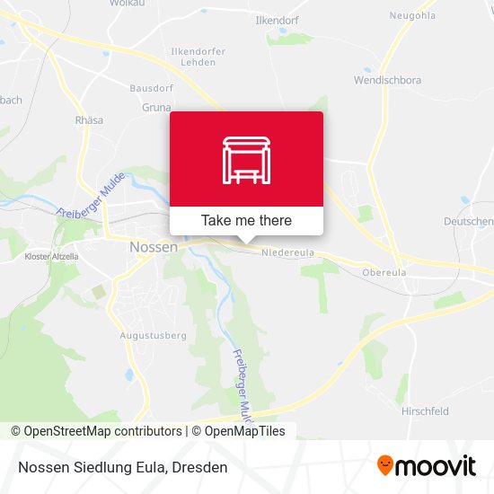 Карта Nossen Siedlung Eula