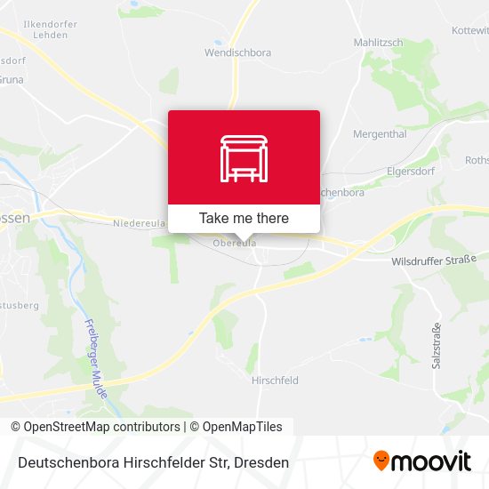 Карта Deutschenbora Hirschfelder Str