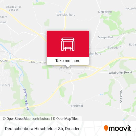 Карта Deutschenbora Hirschfelder Str