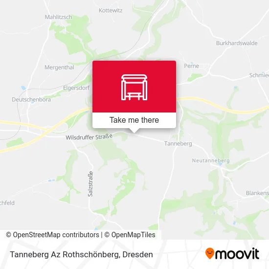 Карта Tanneberg Az Rothschönberg