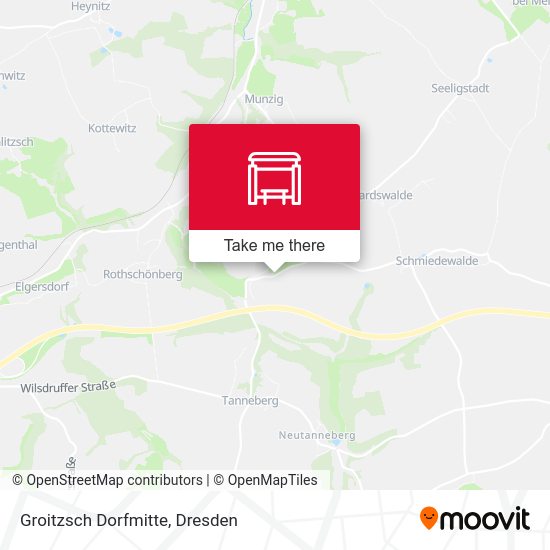 Карта Groitzsch Dorfmitte