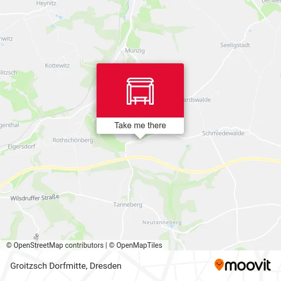 Карта Groitzsch Dorfmitte