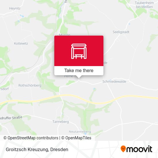 Карта Groitzsch Kreuzung