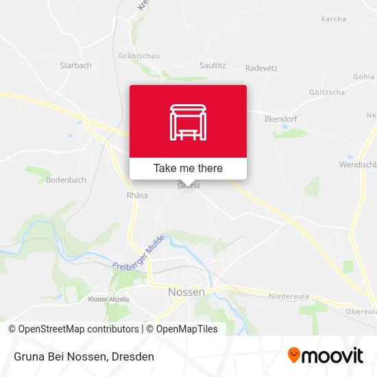 Карта Gruna Bei Nossen