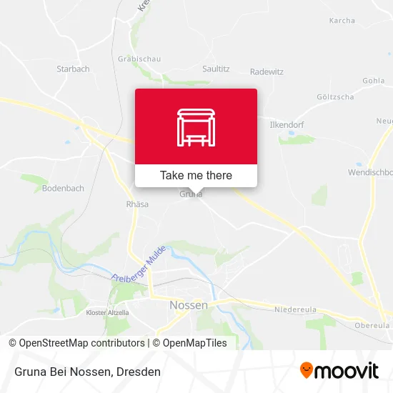 Карта Gruna Bei Nossen