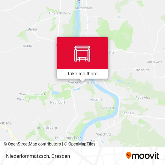 Карта Niederlommatzsch