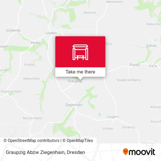 Карта Graupzig Abzw Ziegenhain