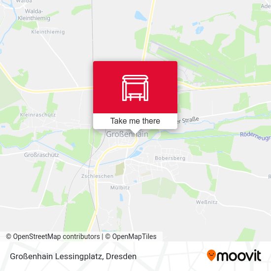 Карта Großenhain Lessingplatz