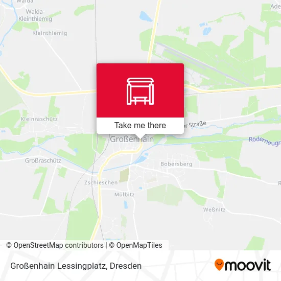 Großenhain Lessingplatz map