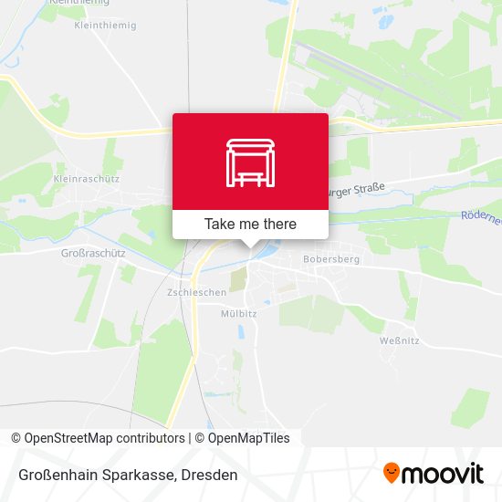 Карта Großenhain Sparkasse