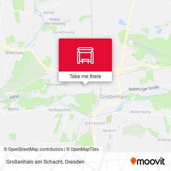 Карта Großenhain am Schacht