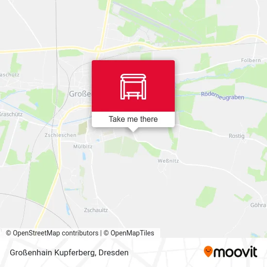 Карта Großenhain Kupferberg