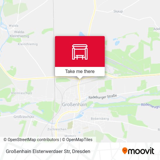 Карта Großenhain Elsterwerdaer Str