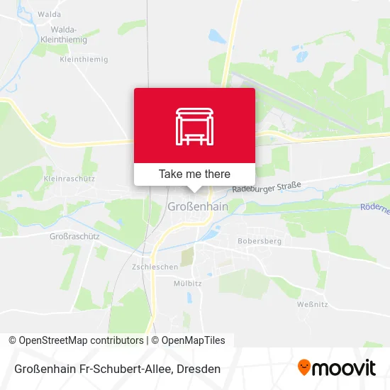 Карта Großenhain Fr-Schubert-Allee